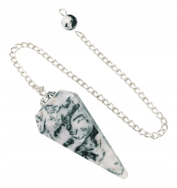 [PDF-AA6] Pendule Agate Arbre Conique 6 faces 