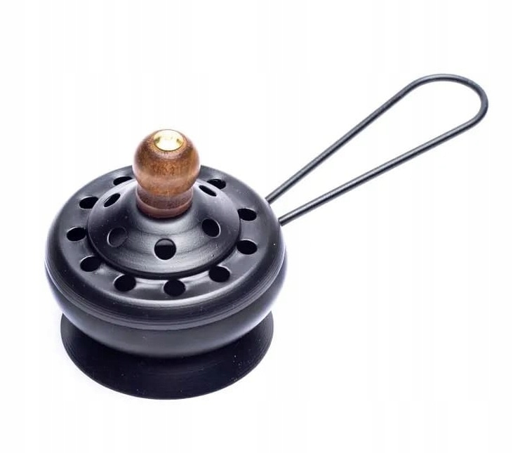 Brûle encens en fer avec poignée