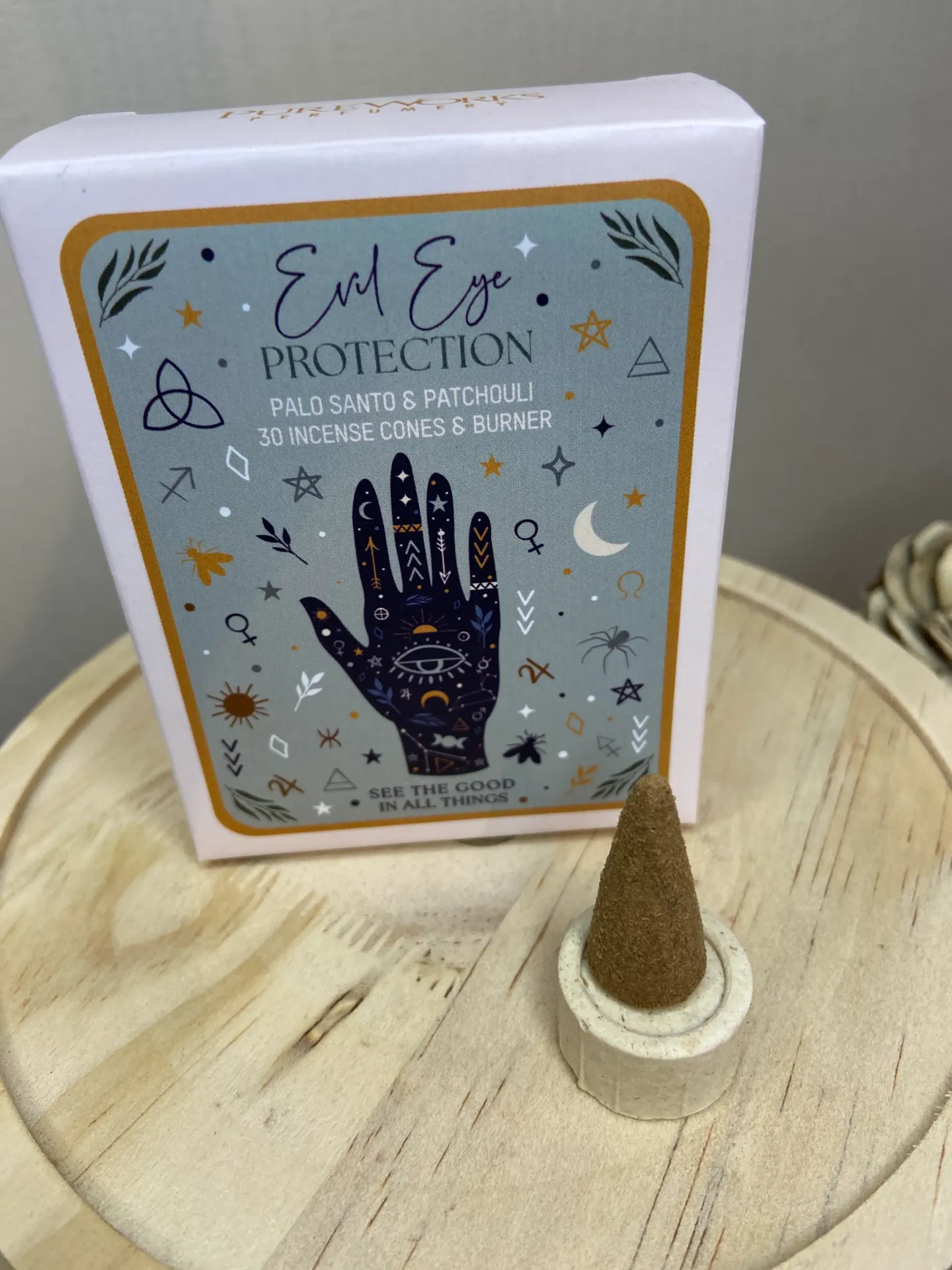 Cônes d'encens Celestial Magic Protection Mauvais Œil