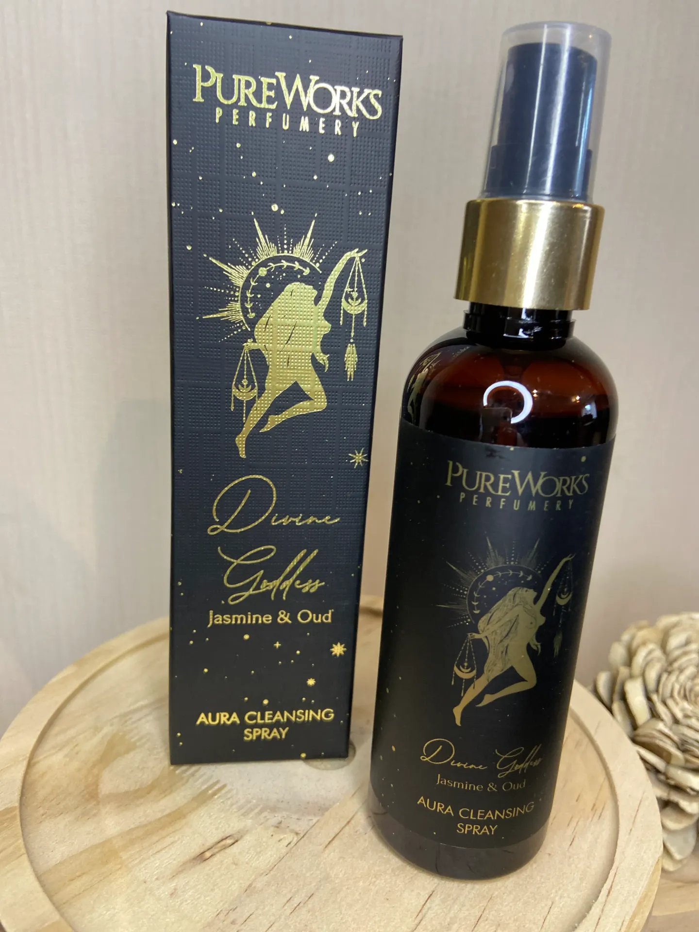 Parfum d'ambiance Divine Goddess jasmin & oud