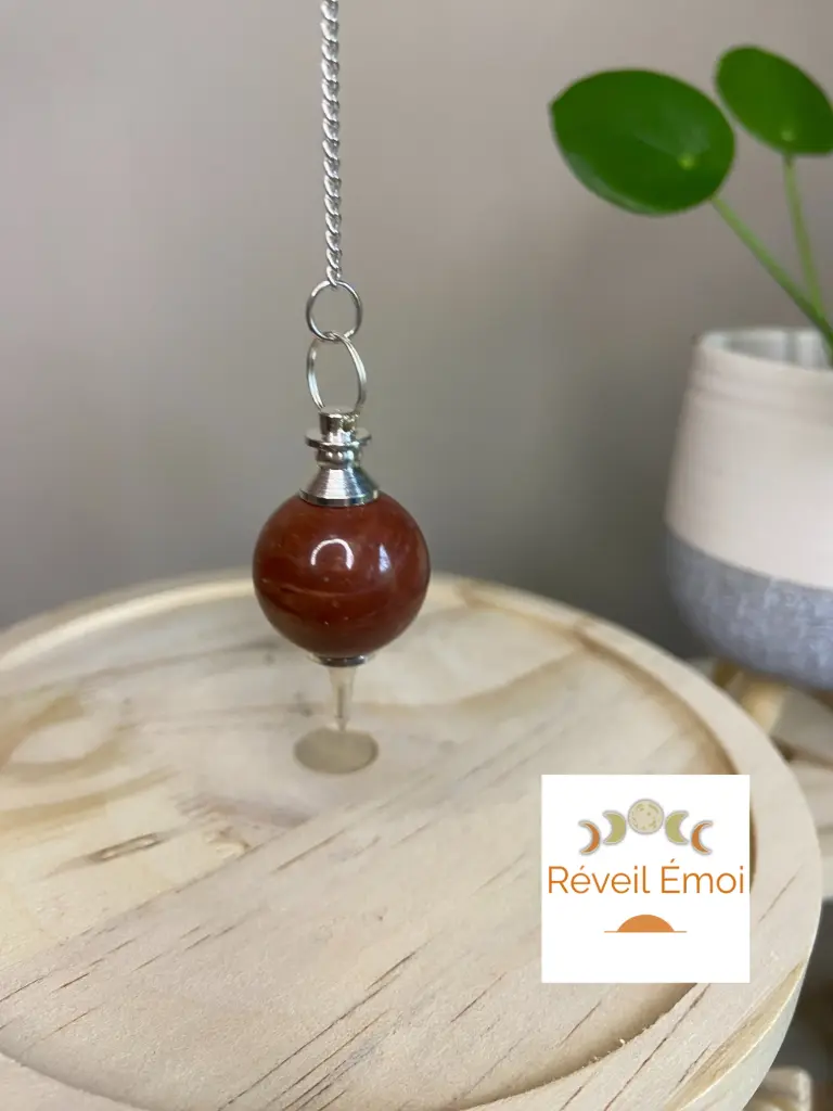 Pendule Jaspe Rouge