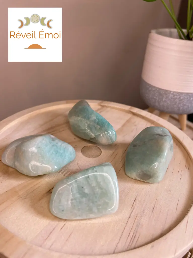 [AMA-01] Amazonite pierre polie