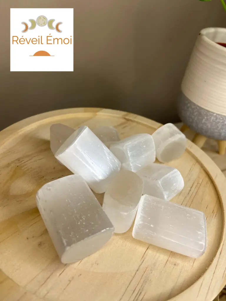 [SEL-01] Sélénite pierre polie