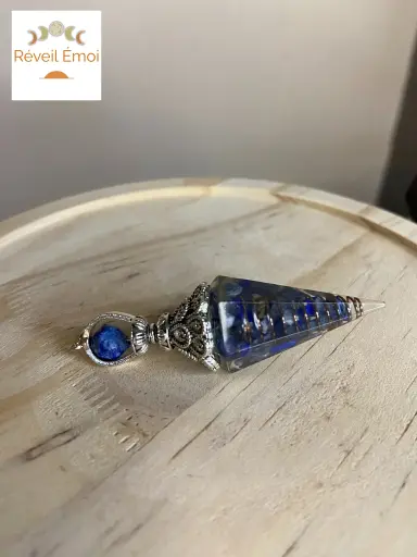 [PDFC-LAP] Pendule Orgonite Lapis Lazuli 6 faces