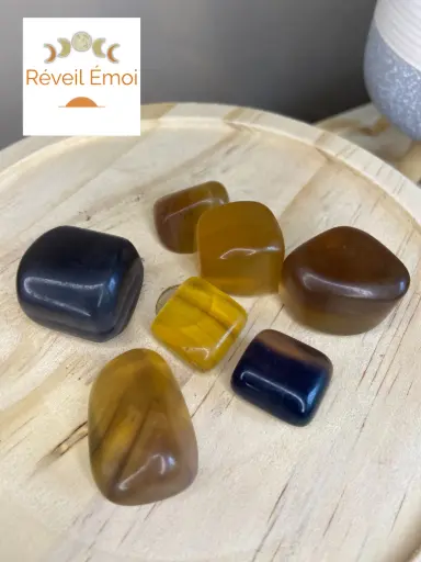 [FLU-01] Fluorite pierre polie