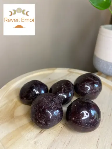 [GRE-01] Grenat pierre polie